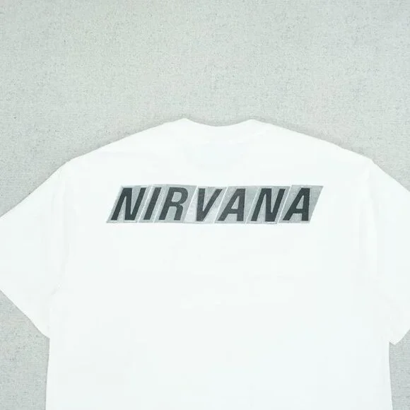 Nirvana Commemorative White Short Sleeve T Shirt